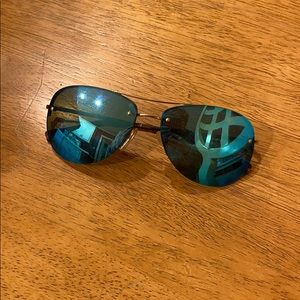 Prada Blue Frame Sunglasses